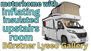 Camping with amazing 'upstairs' room. Burstner Lyseo Gallery motorhome review