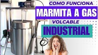 FUNCIONAMIENTO DE UNA MARMITA A GAS INDUSTRIAL Y SUS USOS