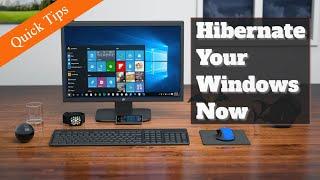 Hibernate Windows 10 Keep Your App Running Forever - Quick Tips
