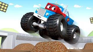 Carl der Super Truck - Der Monster Truck - Autopolis  Lastwagen Zeichentrickfilme für Kinder