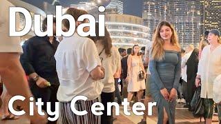 Dubai [4K] Amazing City Center, Downtown Dubai Walking Tour 