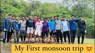 My first monsoon trip to waterfall | monsoon | friends | waterfall | Ravesh Naik