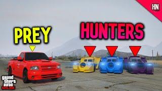FIREBOLT ASP HSW vs 3 VIGILANTES | GTA 5 ManHunt