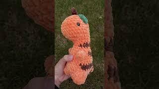 ₊˚ Pumpkin dino ˚₊  #háčkování #crochet #crochetdino #halloween #halloween2024 #autumn #dino