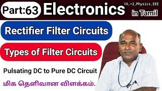 Rectifier Filter circuits and types in tamil