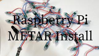 Raspberry Pi METAR Map Software Install Using WS2811 Diffused Digital RGB LED's