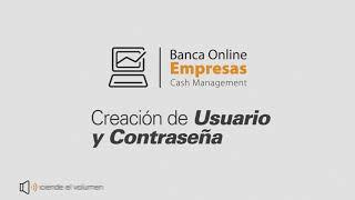 Creación de usuario y contraseña