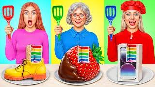 Me vs Grandma Cooking Challenge | Delicious Kitchen Hacks by Multi DO Challenge