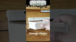 Storage Design Simple #woodworkingstorage #hobikayu #shorts