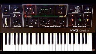 Moog Opus 3 Synthesizer Overview