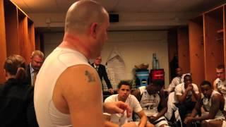 Marquette coach Buzz Williams' locker room speech after Davidson win