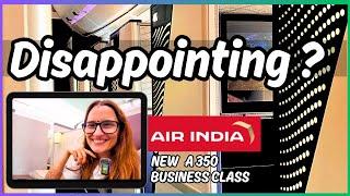 Air India A350 Business Class Review | Is Air India worth it?