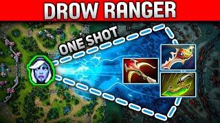 Brutal Frost Arrow Carry Drow Ranger 41KillsRapier + Daedalus + Swift Blink One Shot Delete All 