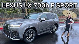 2025 LEXUS LX 700h F Sport Handling- Sexy & Sporty Full Size SUV With Tech, Style & Red Leather!