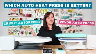 Cricut AutoPress vs. Vevor Auto Heat Press | Which Heat Press is Best for Cricut and Sublimation?