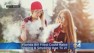 Florida Lawmaker Wants To Raise The Legal Age For Vaping, Smoking