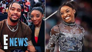 Jonathan Owens Sweetly SUPPORTS Simone Biles at Gymnastics Finals | 2024 Olympics | E! News