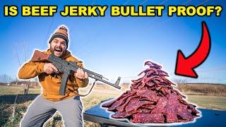 Can BEEF JERKY Stop a Bullet? (Surprising Result)