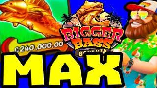 CAN I CATCH THE GOLDEN FISH?   MAX BET BIGGER BASS BONANZA  SLOT BONUS HUNT MEGA BIG WINS‼️