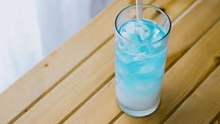 밀키스!에 타서 먹는 블루 레몬에이드 Blue Lemonade with Milkis~!!