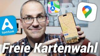 Karten-Apps auf iPhone und iPad: Künftig könnt Ihr Euren eigenen Standard setzen