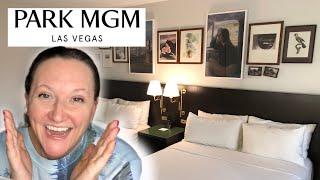 Park MGM Double Queen ROOM REVIEW  All Non-Smoking Casino & Hotel on The Strip!