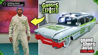 NEW GTA 5 ONLINE GHOSTS EXPOSED GHOST HUNT LOCATIONS GUIDE! (UNLOCK GHOSTS EXPOSED OUTFIT & LIVERY)