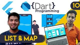 LIST and MAP - Learn DART Programming   | Flutter Series 2020 , Episode #10