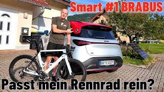 Passt mein Rennrad in den Smart #1 Brabus?