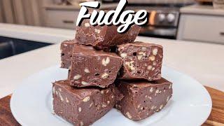 EASIEST fudge recipe | Fudge recipe with condense milk | The easiest homemade Fudge | Fudge recipe