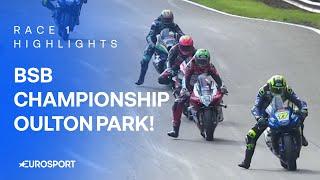 Dramatic Opening Race!  | Race 1| Bennetts British Superbike Championship Highlights