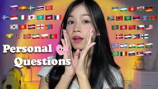 ASMR Ask You Personal Questions in 53 Different Languages | I Dare You To Answer 