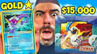 We pulled a Goldstar from a  $15,000 Box of Pokemon Cards! Power Keepers Box Break