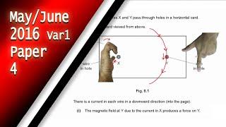 IGCSE Physics May June 2016 Paper 4 Variant 1