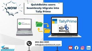 QuickBooks users Seamlessly Migrate into Tally Prime