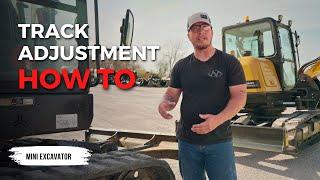 How To Adjust Mini Excavator Track Tension (No Manual Required)