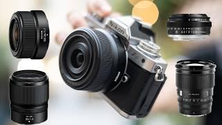 The BEST LENSES for the Nikon z50 , z50ii , zfc , z30 (2025 Buying Guide)