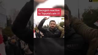 The reaction in Georgia to Topuria's win ️ #UFC298 (via Setanta Sports Georgia)