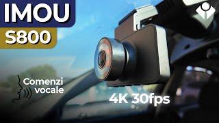 Camera auto IMOU cu senzor 4K, comenzi vocale și display de 3" | IMOU S800