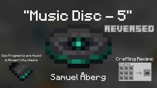 Minecraft Disc 5 Reversed "1.19 New Music Disc"