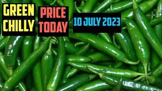 Green Chilli Wholesale Market Price  INDIA Today 10 July 2023