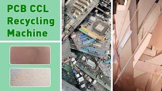 CCL PCB Recycling Machine | Electronic Waste Recycling Plant