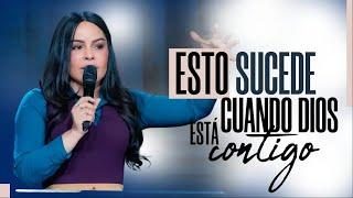 ESTO SUCEDE CUANDO DIOS ESTÁ CONTIGO - Pastora Yesenia Then