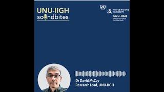 UNU-IIGH Soundbites: Thoughts on Global Health Priorities | Environment and Health