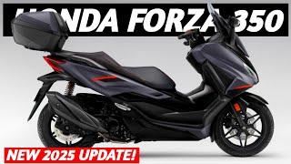 New 2025 Honda Forza 350 officially revealed: Everything You Need To Know! Powerful Maxi Scooter!