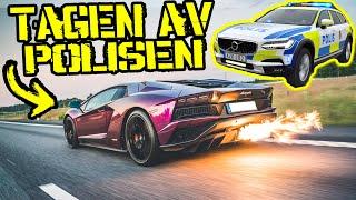 POLISEN: "BLEV DET BRA FILM NÄR DU KÖRDE IFRÅN OSS?" AVENTADOR S GETAWAY!