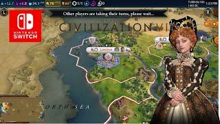 Civilization VI Deity On Switch | Elizabeth I - Part 2 --- The Queen Is Love And Friendship (Switch)