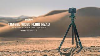 Tilta VT05 Travel Video Fluid Head 3-Stage Carbon Fiber Tripod