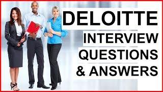 DELOITTE Interview Questions And Answers (BIG FOUR Accounting Firm Interview Questions!)