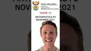 Maths 2021 Grade 12 Exam